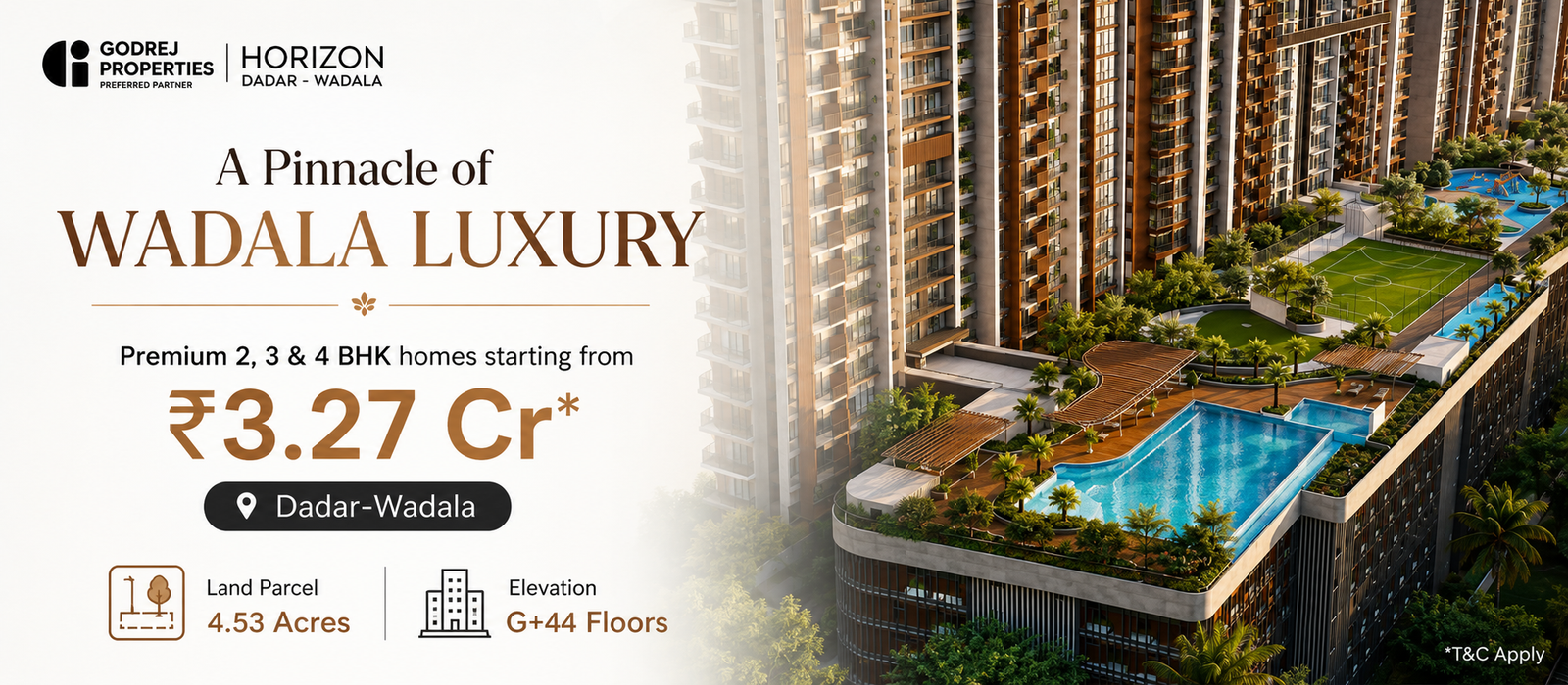 Godrej Horizon Wadala - Premium 2, 3 & 4 BHK Luxury Homes in Mumbai